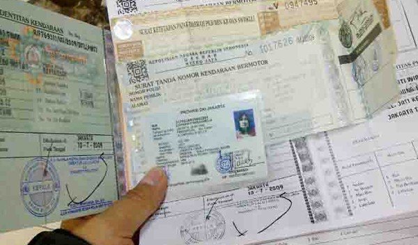 biaya balik nama kendaraan