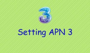 cara setting apn 3