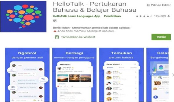 aplikasi Hello Talk