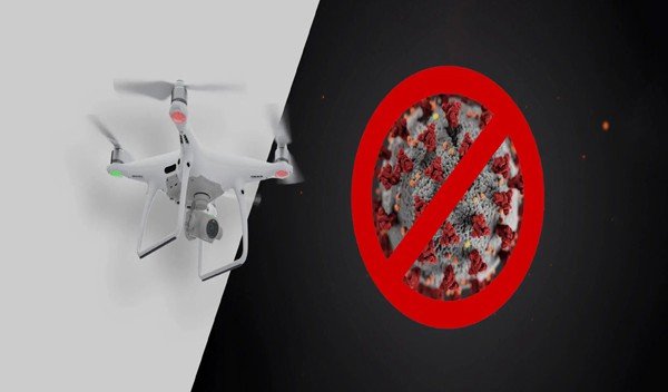 teknologi drone pencegah covid